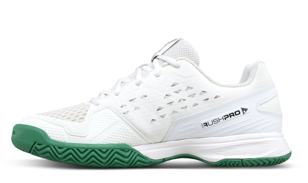 Детские теннисные кроссовки Wilson Rush Pro Jr - white/white/bosphorus