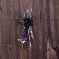 Крючки СИЛА SCH-K20-T6 для ключей с технологией бесследного удаления 6 шт 8 полосок до 400 г прозрачные | Сила