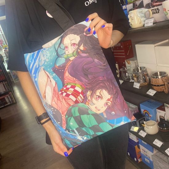 Сумка-шоппер Клинок, рассекающий демонов, 31х42 см