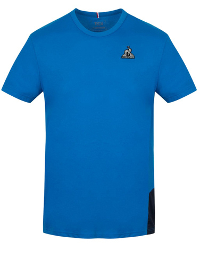 Мужская теннисная футболка Le Coq Sportif Tech Tee SS No.1 M - tech blue