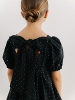 Платье со стразами Черный