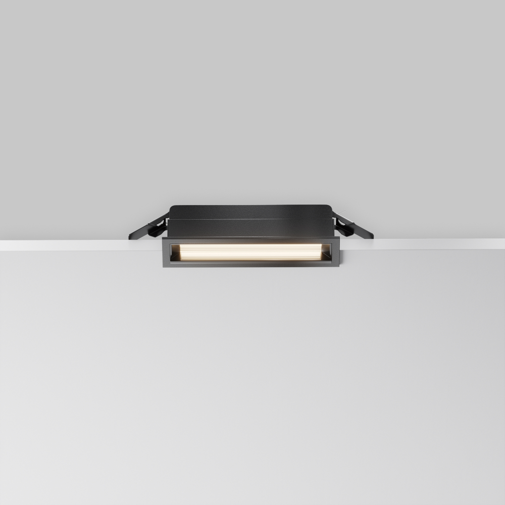 Встраиваемый светодиодный светильник Maytoni Parete DL100-6W2.7-3-4K-B