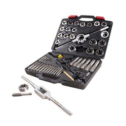 МАСТАК (351-10051C) Набор метчиков и плашек SK-5, 1/4"-1", кейс, 51 предмет