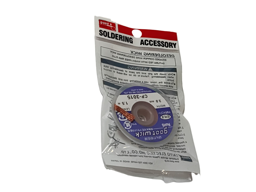 Оплетка для удаления припоя CP-3015 Goot Wick