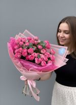 Средний букет «Нежность розы»