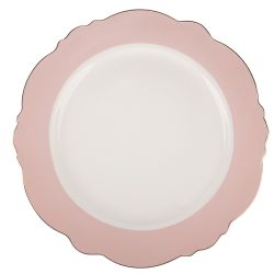 Набор тарелок 6 шт "Pink" d=27/21,5см/19см (фарфор) (подарочная упаковка)