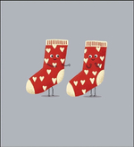 Открытка 121*183мм. "Носки" (АртДизайн), 1 шт.