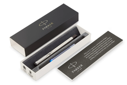 Parker Vector - Stainless Steel, перьевая ручка, F, подар.кор.