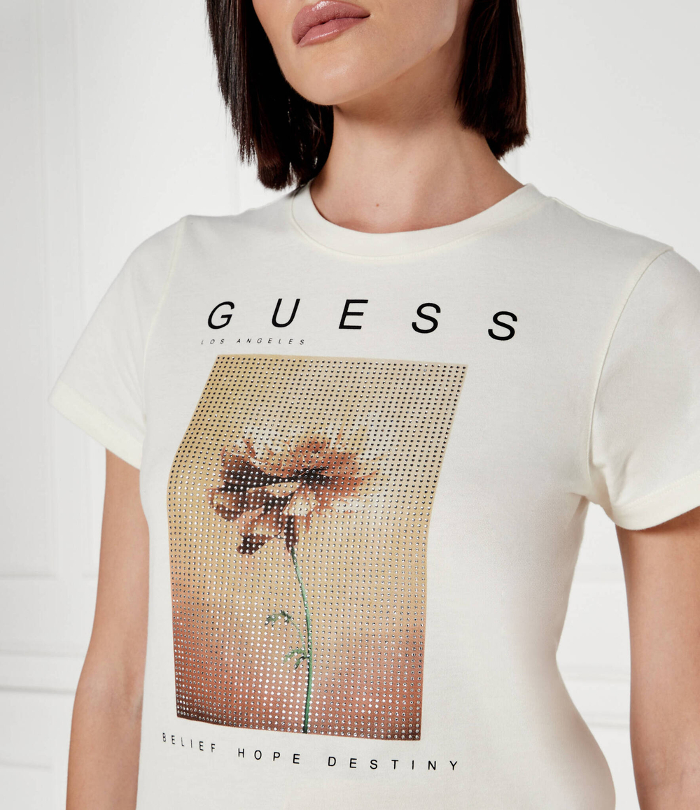 Футболка GUESS - экрю(W4BI13 KCJI0)