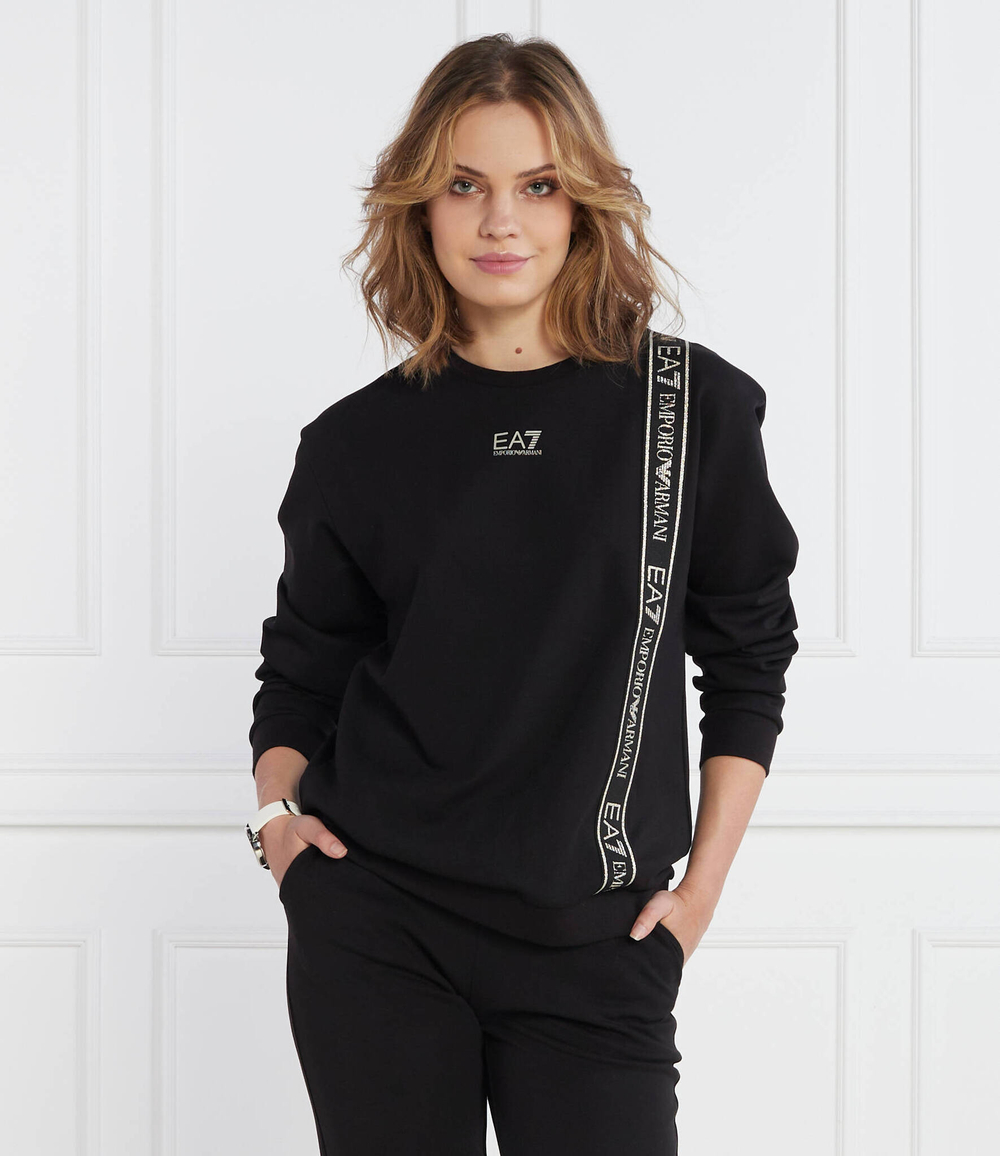 Худи EA7 - черный(6RTM25 TJKWZ)