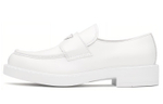 PRADA Chocolate Loafers Men"s White