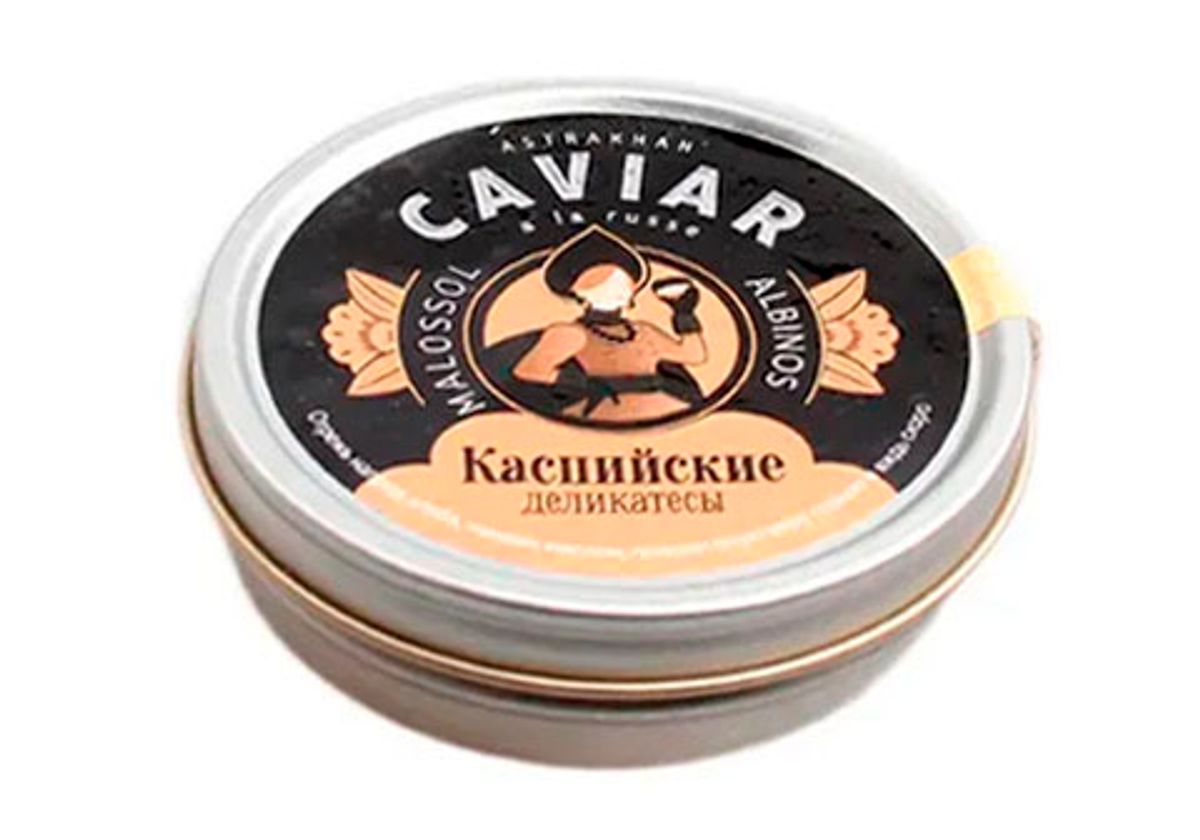 Икра стерляди-альбиноса "Каспийские Деликатесы", 125г