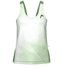Женский топ теннисный Head Spirit Tank - зеленый