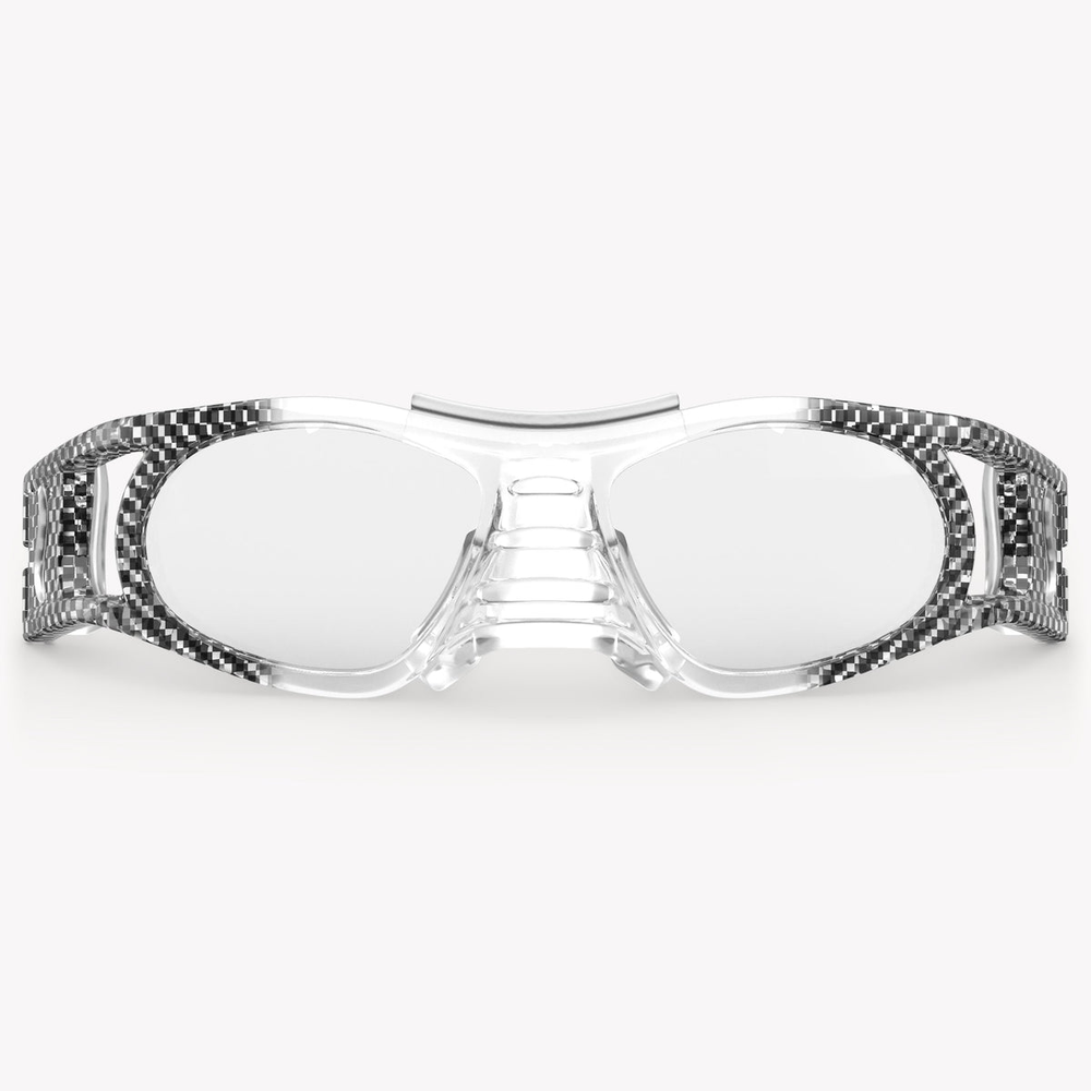 Спортивные очки с диоптриями детские Siols / Indoor Kids / Crystal Carbon Clear / Medium 10-15 лет