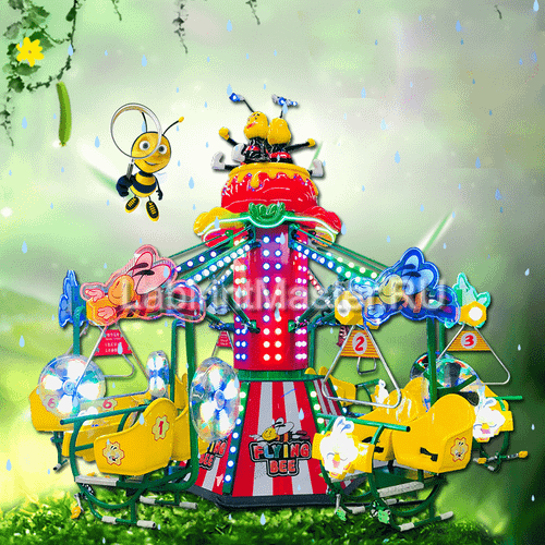 Электрическая Аттракцион карусель «Пчелки», 6×6×3 м