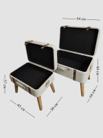 Пуфики для прихожей с ящиком 2 шт