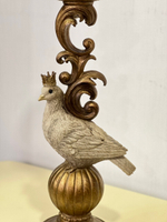 Подсвечник с птицей 42,5 см [Арт. D 44042]