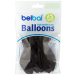 Шар латексный Экстра Набор 12 шт Пастель 36 см (Черный)