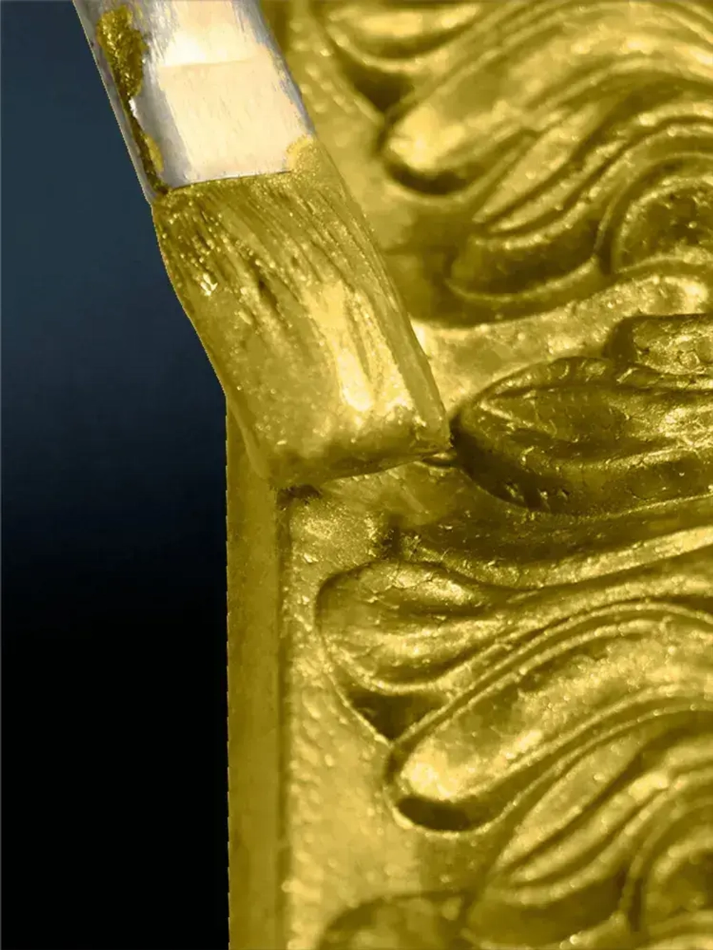 Краска акриловая для рисования, творчества и декора,по дереву, металлу 250гр Античное золото