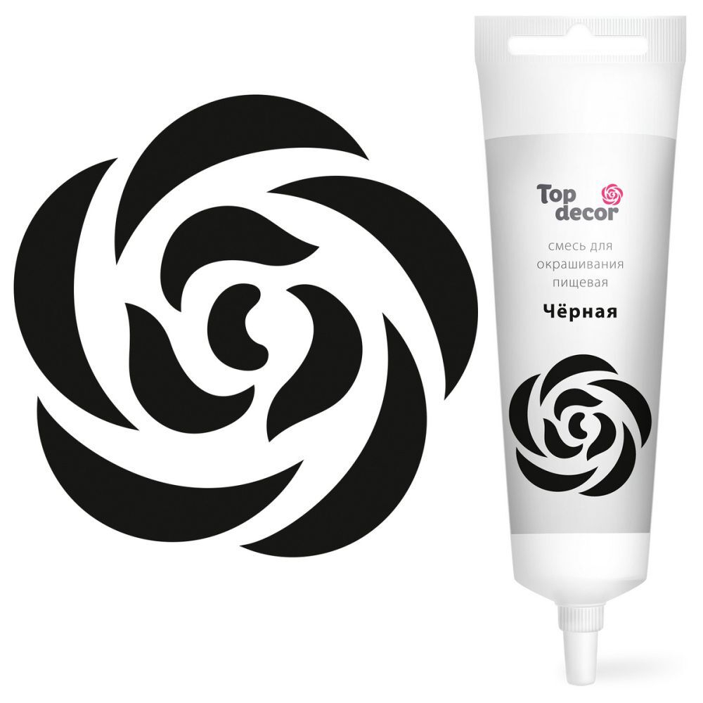 Краситель пищевой черный Топ-продукт 100 гр