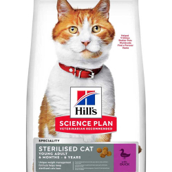 Hill's корм для кошек стерилизованных с уткой (Sterilised)