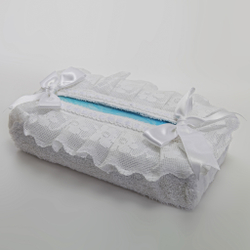 Салфетница для бумажных полотенец 12х24 Old Florence Buratto белая  Италия