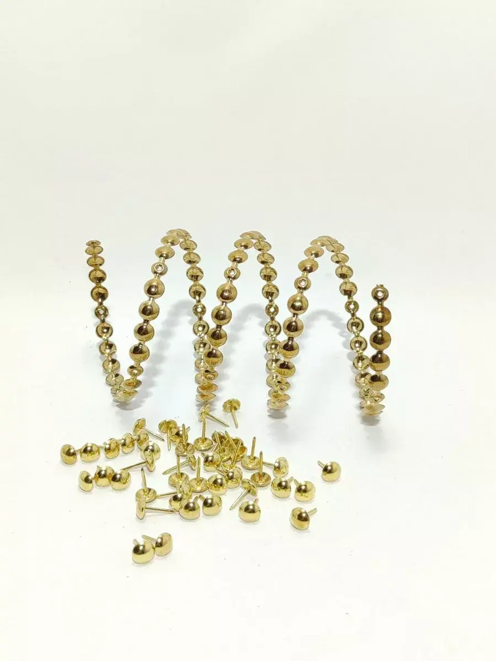 Гвоздевая лента для мебели "Золото" молдинги для мебели