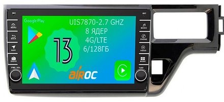 Магнитола для Honda Stepwgn 5 2015-2021 - Airoc AB-1919 (кнопки и крутилки), Android 13, TS20, 6/128Гб, SIM-слот, CarPlay
