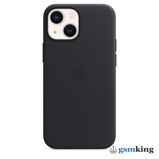 Apple Leather Case with MagSafe iPhone 13 Mini Midnight «Тёмная ночь» MM0M3ZE/A