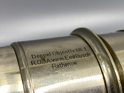 Emil Busch Doppel-Objektiv № 1 9.5cm R.O.J.A.