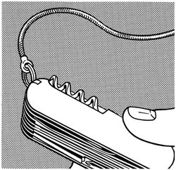 Кольцо для ключей Victorinox "Swiss Army Knives" A.3640