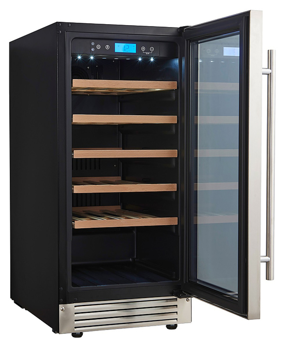 Винный шкаф Cellar Private CP032-1T серебристая дверь