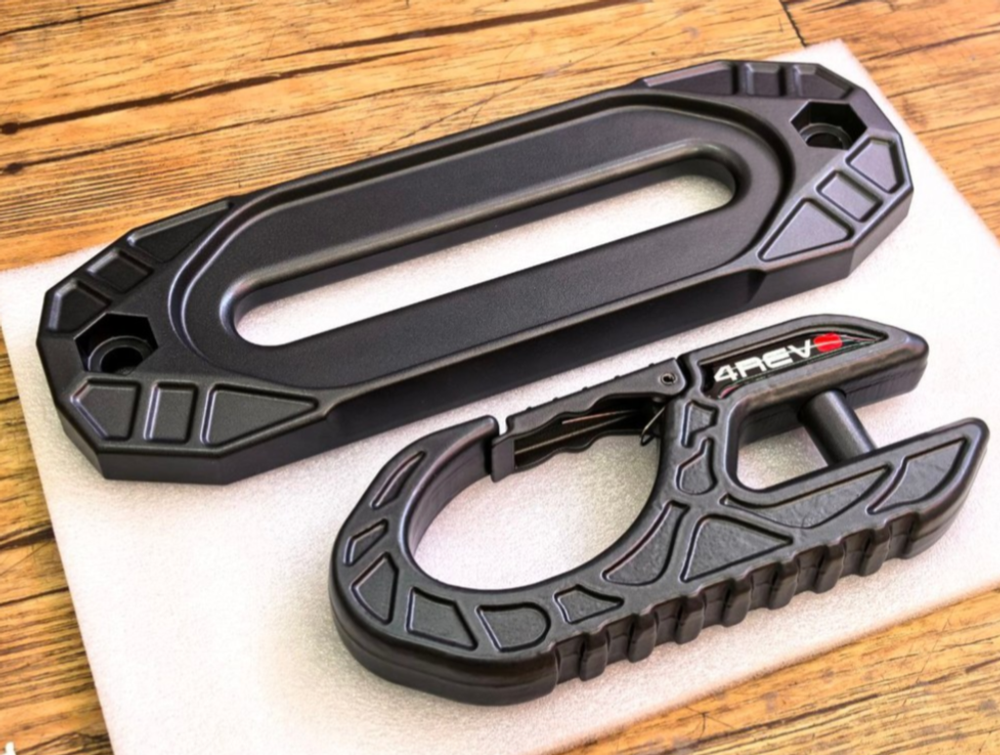 Клюз под синтетический трос 4Revo с крюком (9000-12000Lbs)