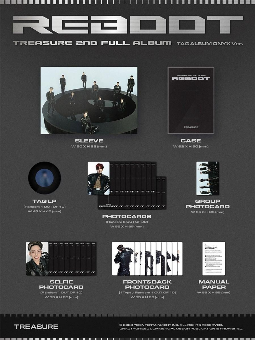 Альбом TREASURE - REBOOT 2nd Album YG TAG RANDOM Version