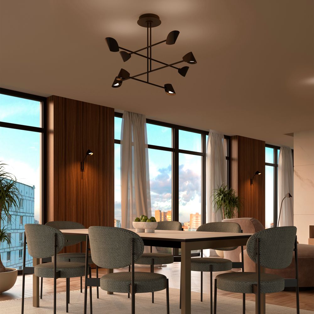 7578 Люстра потолочная CAPUCCINA