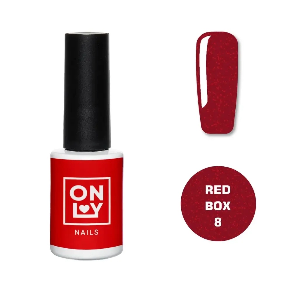 Гель-лак OnlyNails Red Box №8, 10 мл