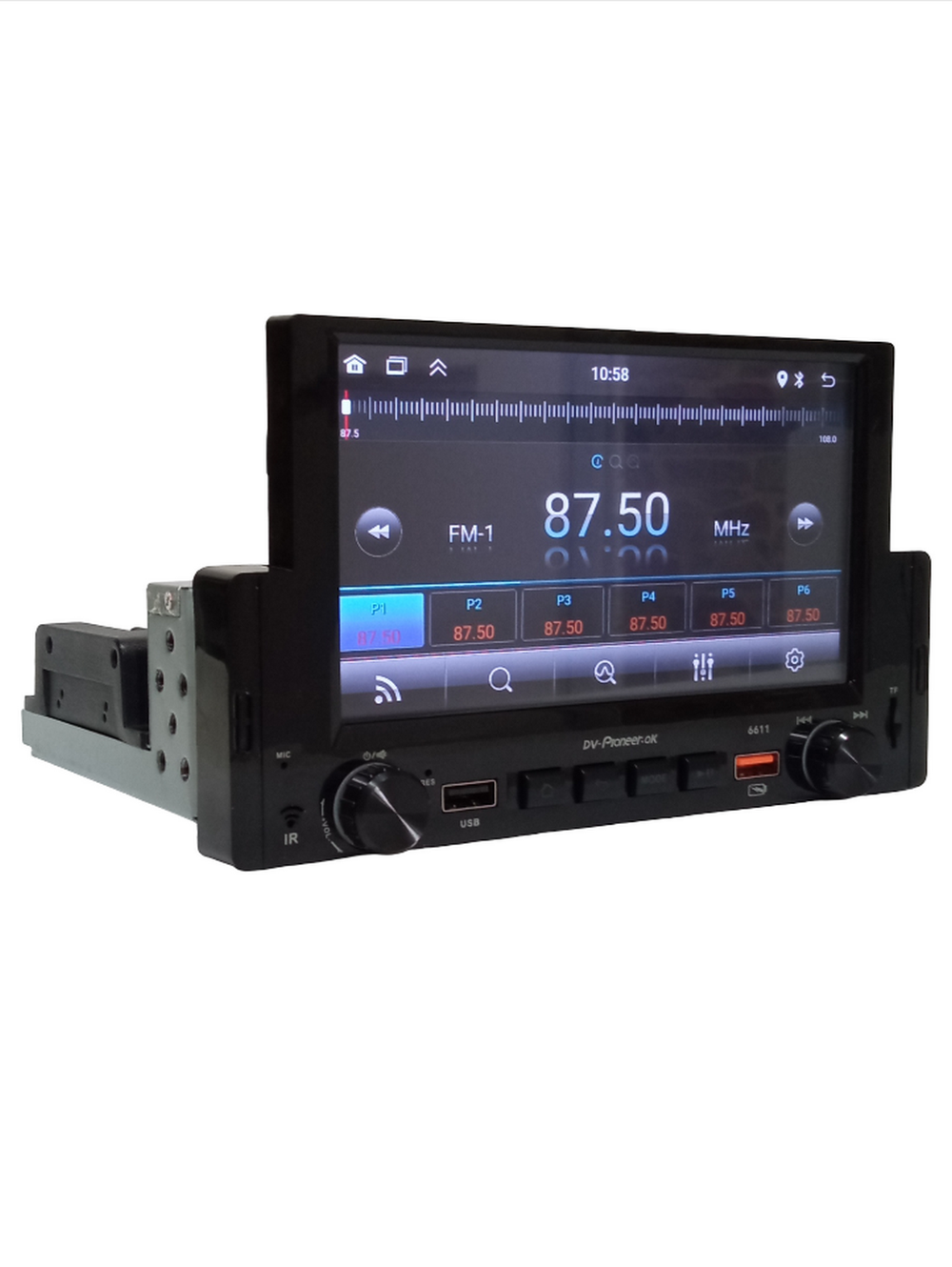 Автомагнитола с экраном 7" Android 2+32GB Wi-Fi RGB DV-Pioneer.OK