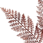 Ветка декоративная «Сверкающий папоротник» 86 см, Шоколад