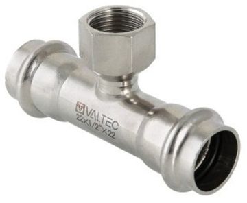 Тройник пресс Valtec 15х1/2" ВР (пресс-фитинги из нерж. стали серии VTi.932.I)