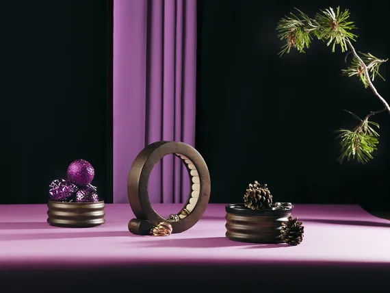 Шкатулка для украшений tesora, черный орех