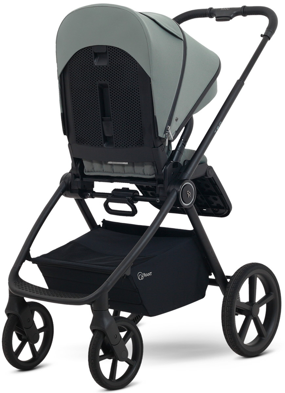 Детская коляска Rant Teo Soft 3 в 1 с автокреслом Evomax Black Olive