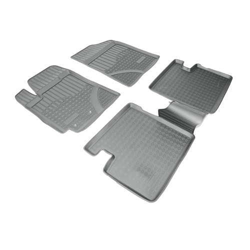 Ковры в салон Norplast/Unidec для Geely Emgrand (2009-2018)Полиуретан,Серый, арт.NPA11-C24-080-G