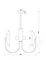 Подвесной светильник FR5320PL-04B Эллипс / Ellipse E27x4 Freya fr5320pl-04b