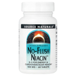 Source Naturals, No-Flush Niacin™, 60 таблеток