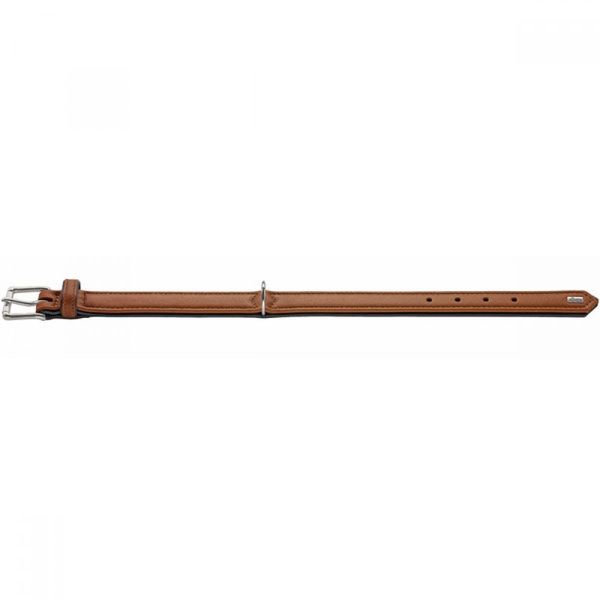 Ошейник для собак, Hunter Canadian 65 (50-56 см), кожа лося, черный/коньячный