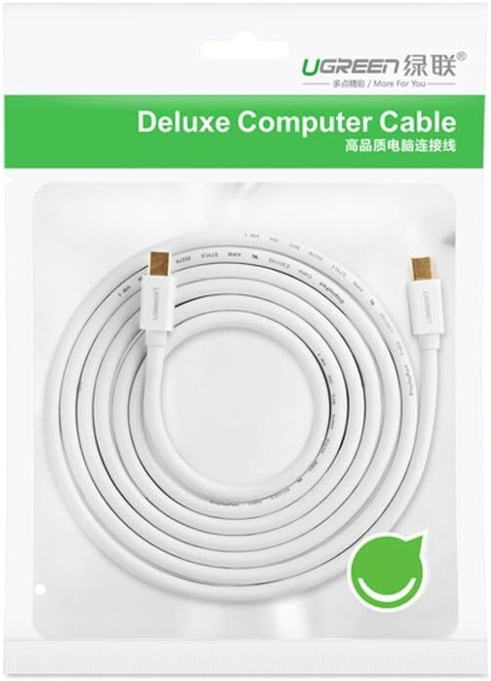 Кабель mini DisplayPort - mini DisplayPort, 2m UGREEN 10429