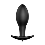 Анальная вибро-пробка Special Anal Stimulation (12 режимов) (Цвет: черный)