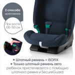 Автокресло Britax Roemer Evolvafix (9-36 кг), Night Blue