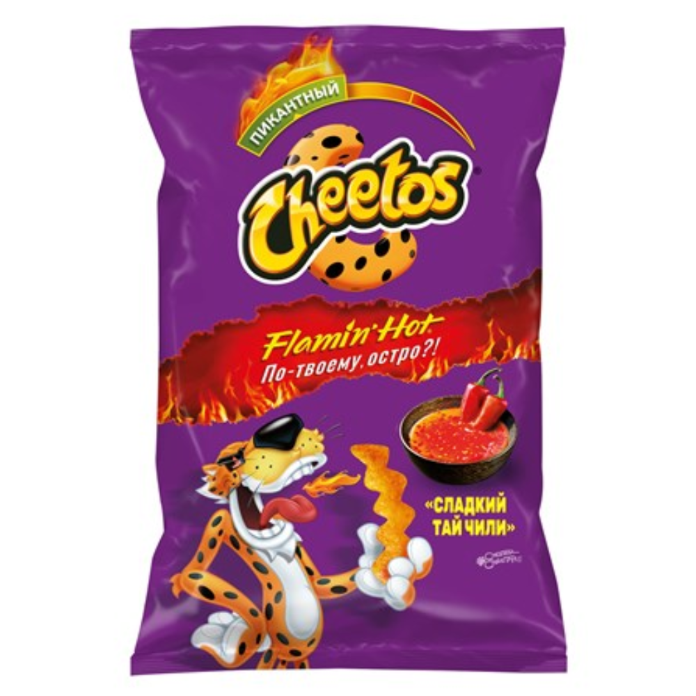 Чипсы картофельные Cheetos Famin Hot Сладкий тай чили 100 гр