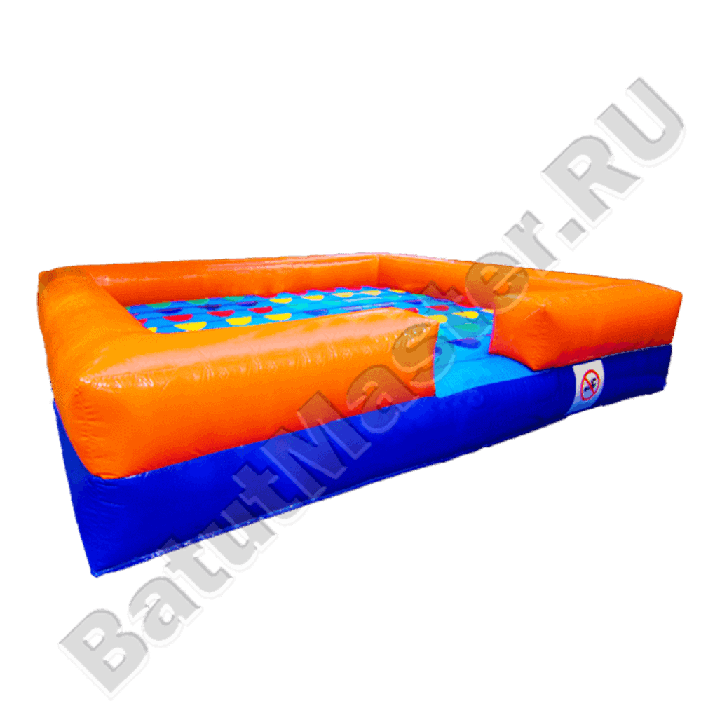 Интерактивная надувная игра "Твистер" 4*4*0.5 м, с постоянной подкачкой